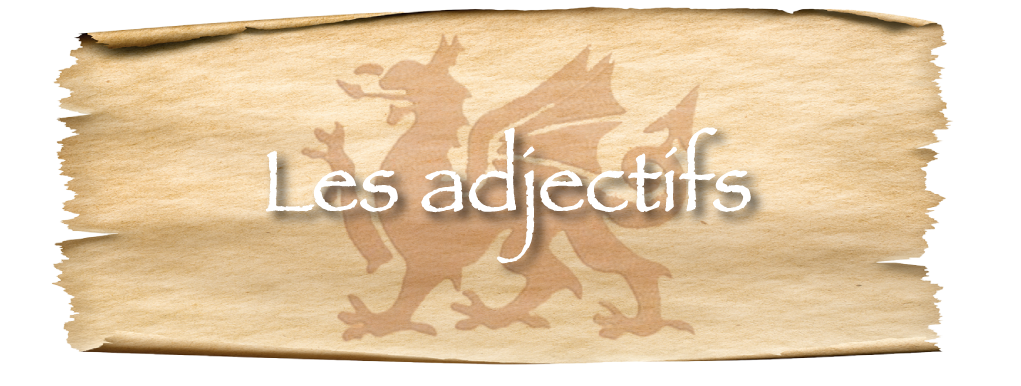 Les adjectifs